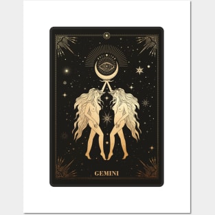 Gemini Zodiac Sign Posters and Art